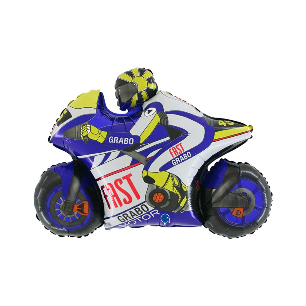 Folieballong - Moto GP Blue