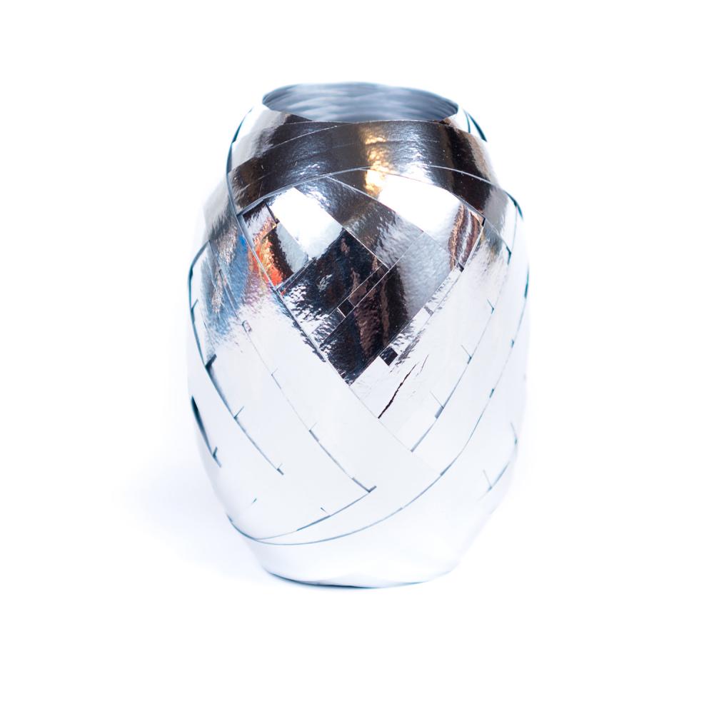 Ballongsnöre - Metallic Silver 20 m * 7 mm