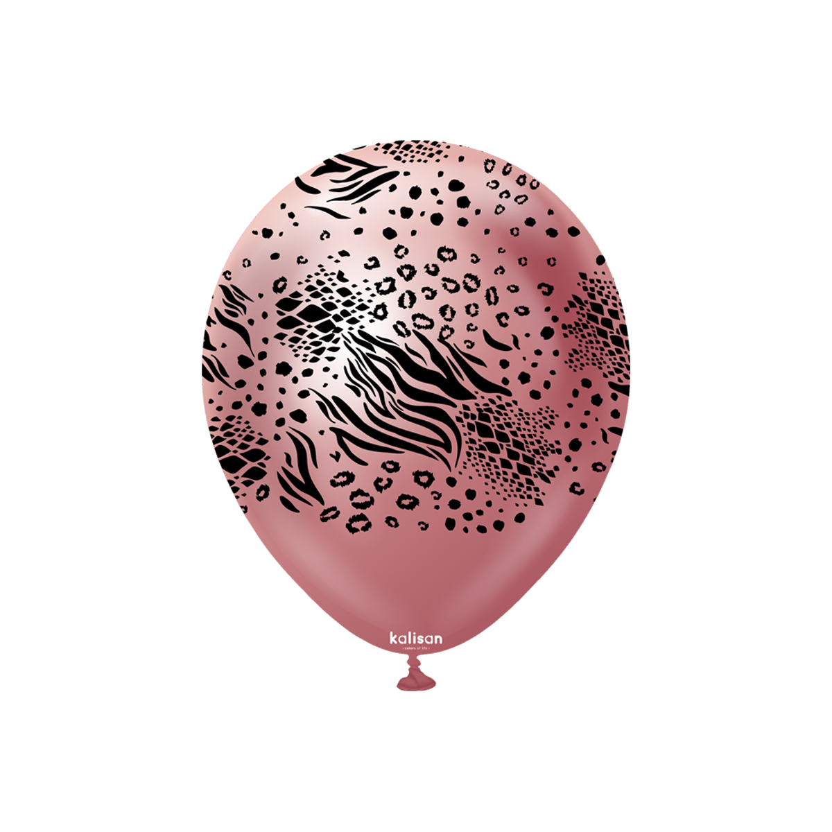 Latexballoons - Mutant 30 cm  - Mirror Pink - Black Print 25-pack