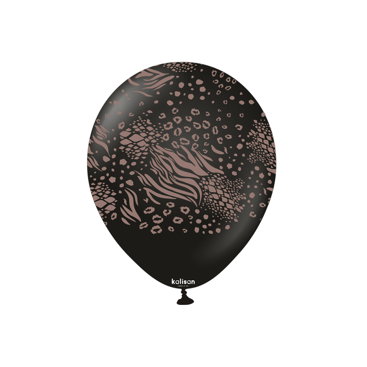 Latexballoons - Mutant 30 cm  - Black - Dark Brown Print 25-pack