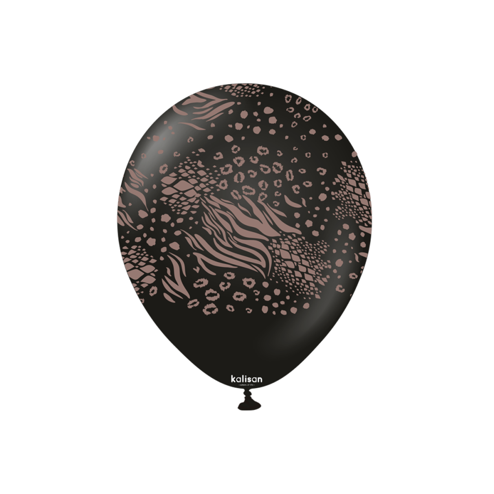 Latexballoons - Mutant 30 cm  - Black - Dark Brown Print 25-pack