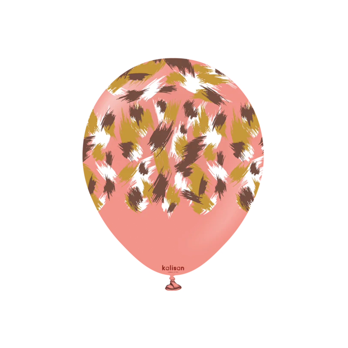 Latexballoons - Safari Savanna 30 cm - Coral - Multi Color Print 25-pack