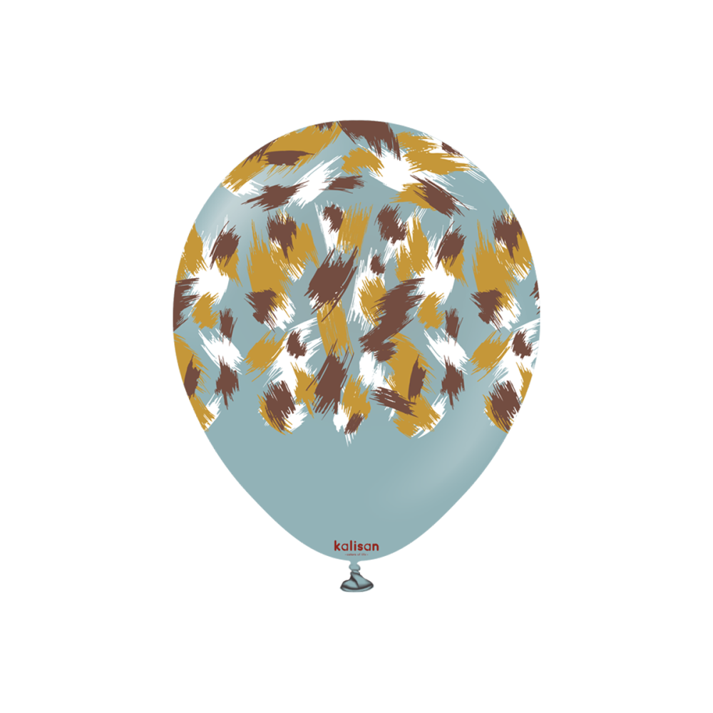 Latexballoons - Safari Savanna 30 cm - Storm - Multi Color Print 25-pack