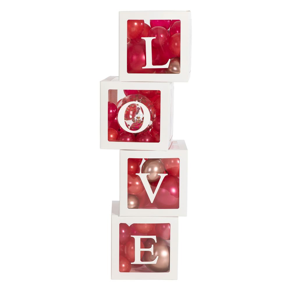 Ballongboxar - LOVE - 8-pack
