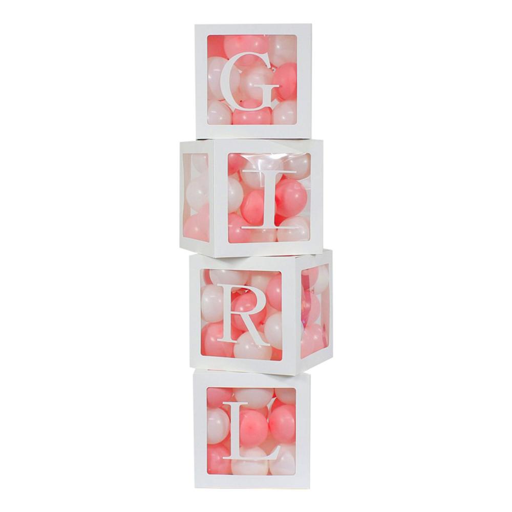 Ballongboxar - GIRL - 8-pack