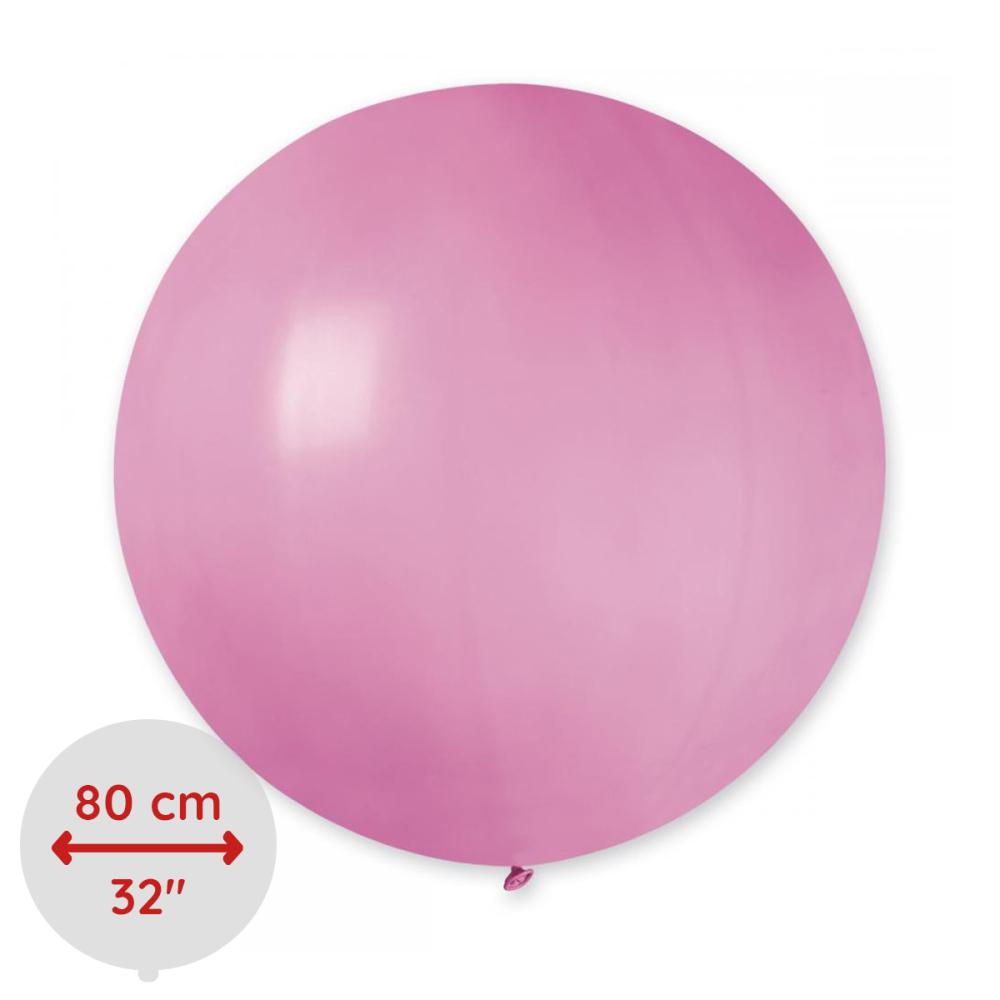 Latexballong - Rosa 80 cm Styckevis
