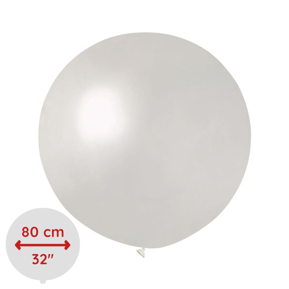 Latexballong - Pearl Rund 80 cm Styckevis