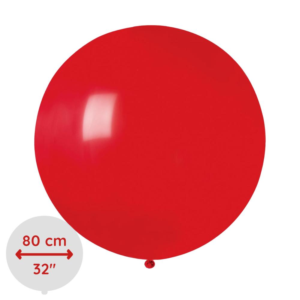 Latexballong - Röd 80 cm Styckevis