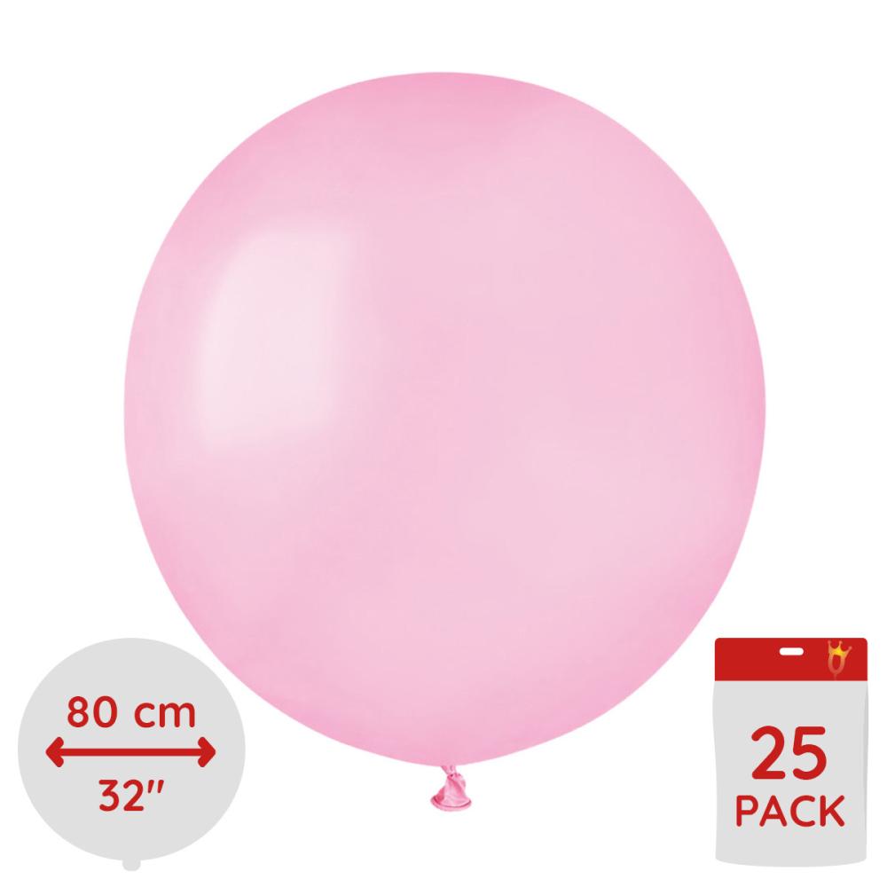 Latexballonger - Neonrosa  80 cm 25-pack