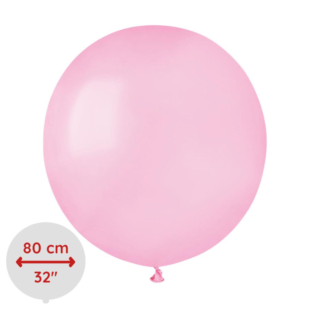 Latexballong - Neonrosa 80 cm Styckevis