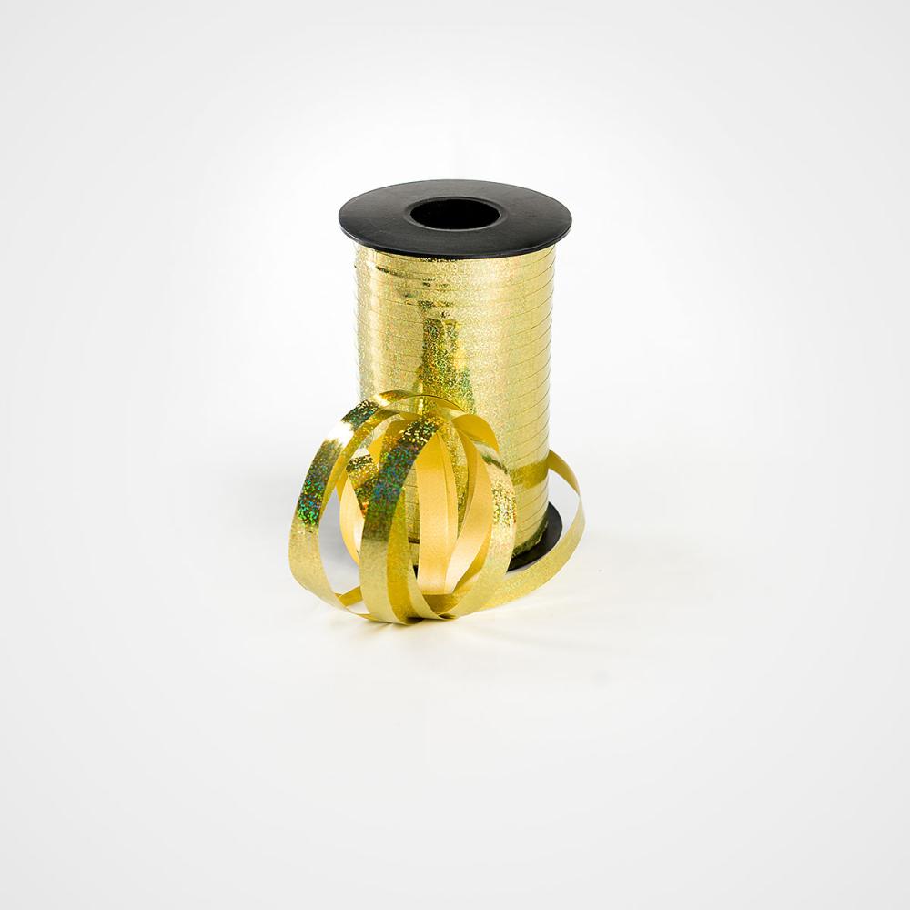 Ballongsnöre - Glitter Gold 250 m * 10 mm