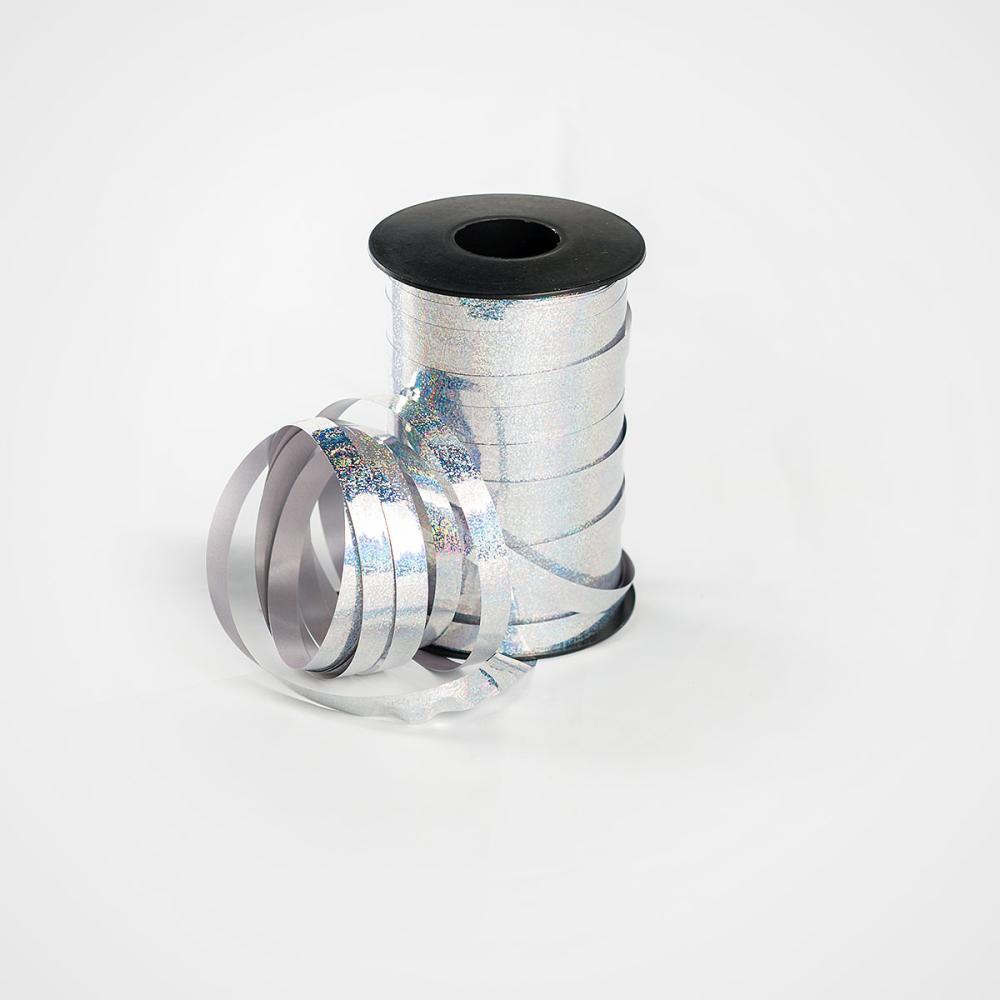 Ballongsnöre - Glitter Silver 250 m * 10 mm