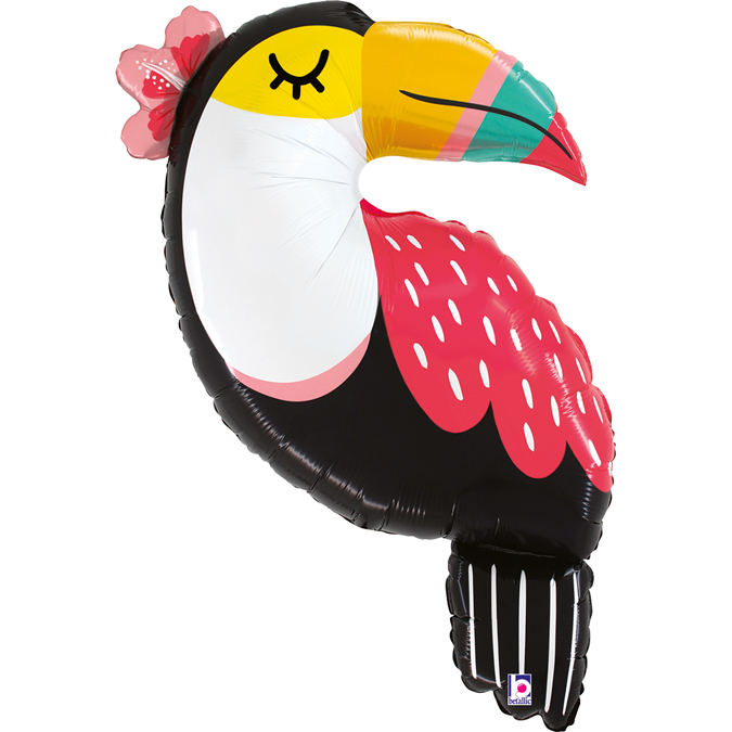 Folieballong - Summer Toucan Shape 102 cm