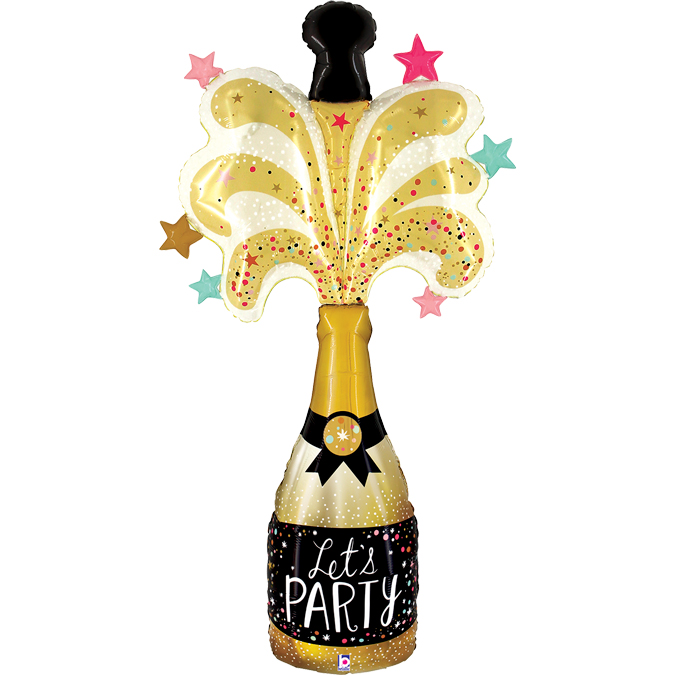Folieballong - Special Delivery Party Champagne 165 cm