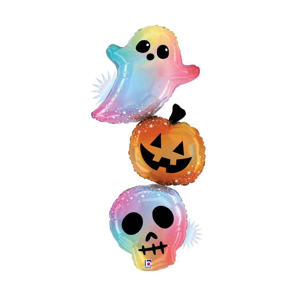 Folieballong - Opal Pastel Halloween Trio