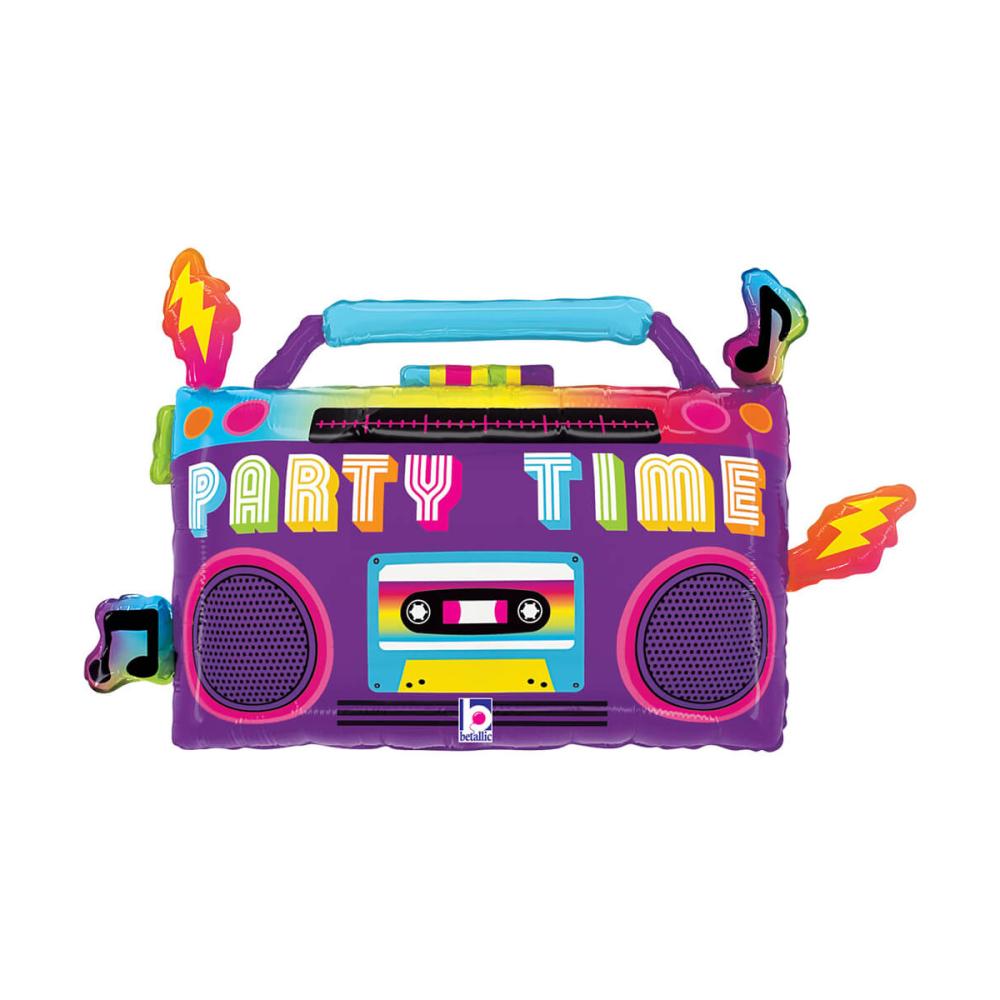 Folieballong - Party Time Boom Box