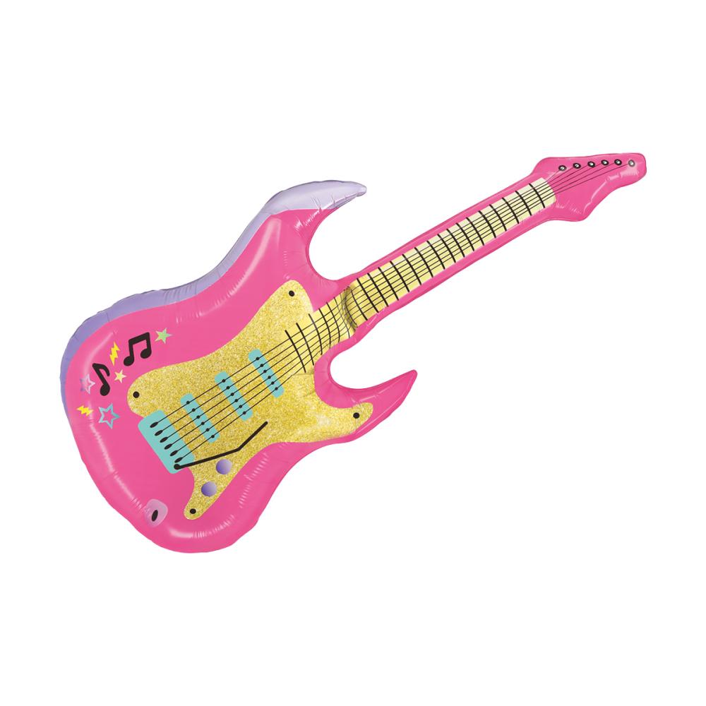 Folieballong - Pink Electric Guitar