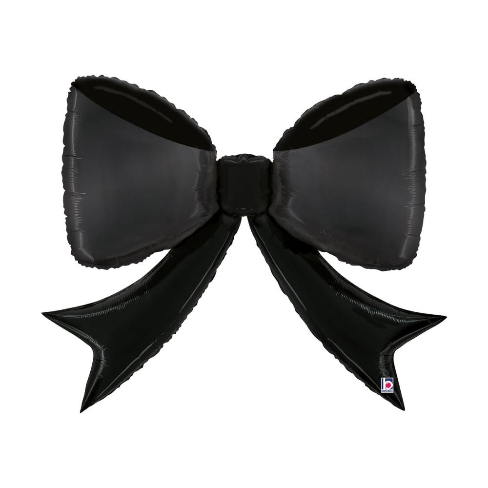 Folieballong - Black Bow