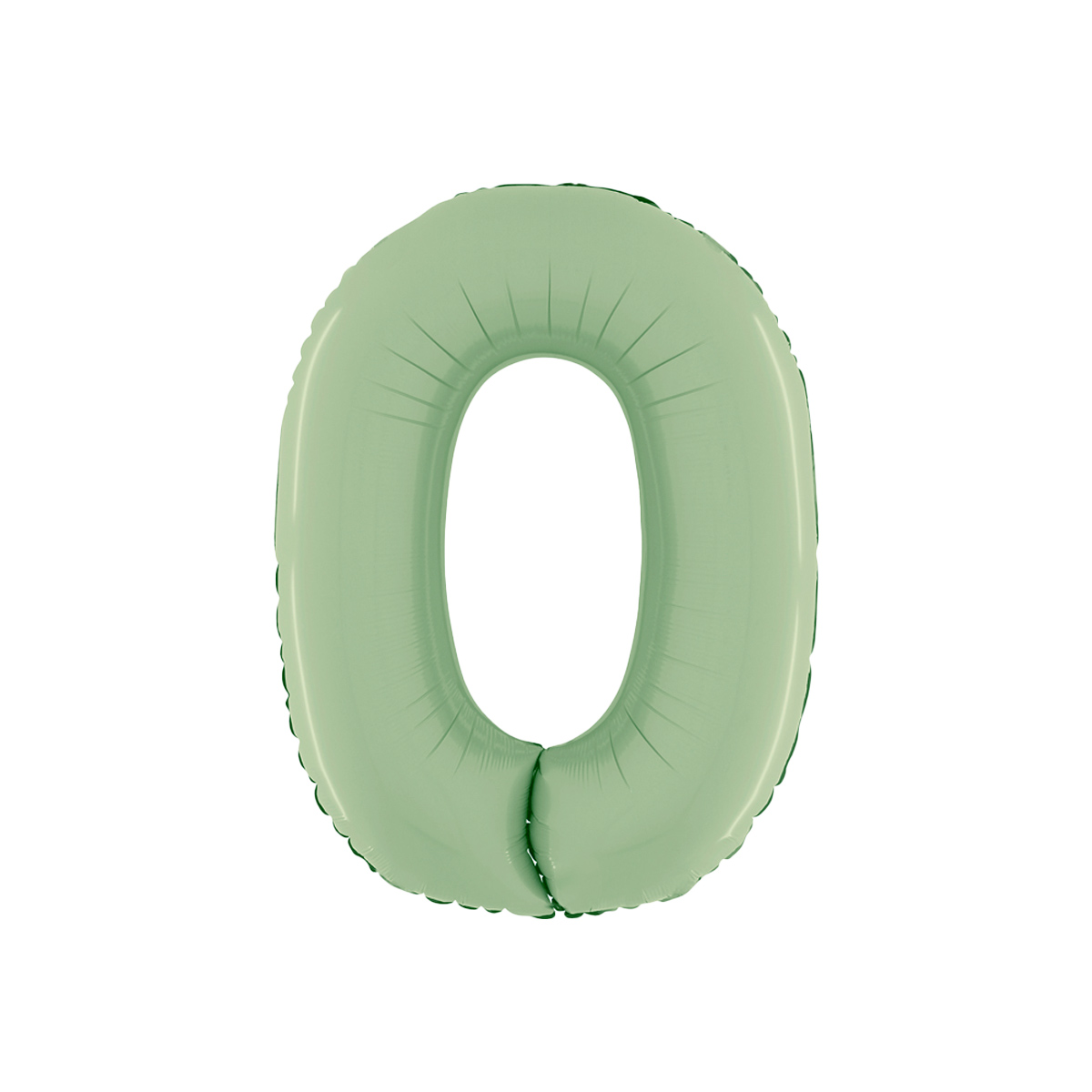 Ballongsiffra - Noll Satin Olive Green 66 cm