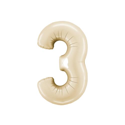 Ballongsiffra - Tre Satin Cream 66 cm