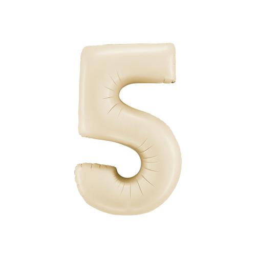 Ballongsiffra - Fem Satin Cream 66 cm
