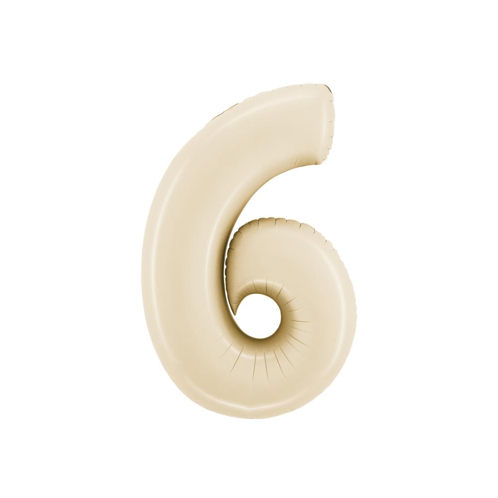 Ballongsiffra - Sex Satin Cream 66 cm
