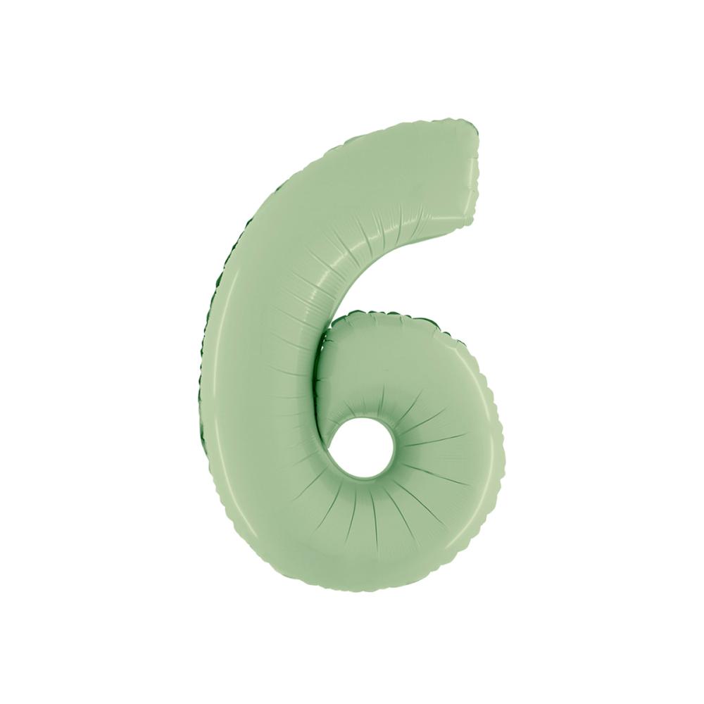 Ballongsiffra - Sex Satin Olive Green 66 cm