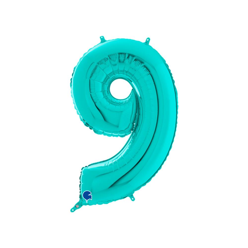 Ballongsiffra -  Nio Tiffany 66 cm