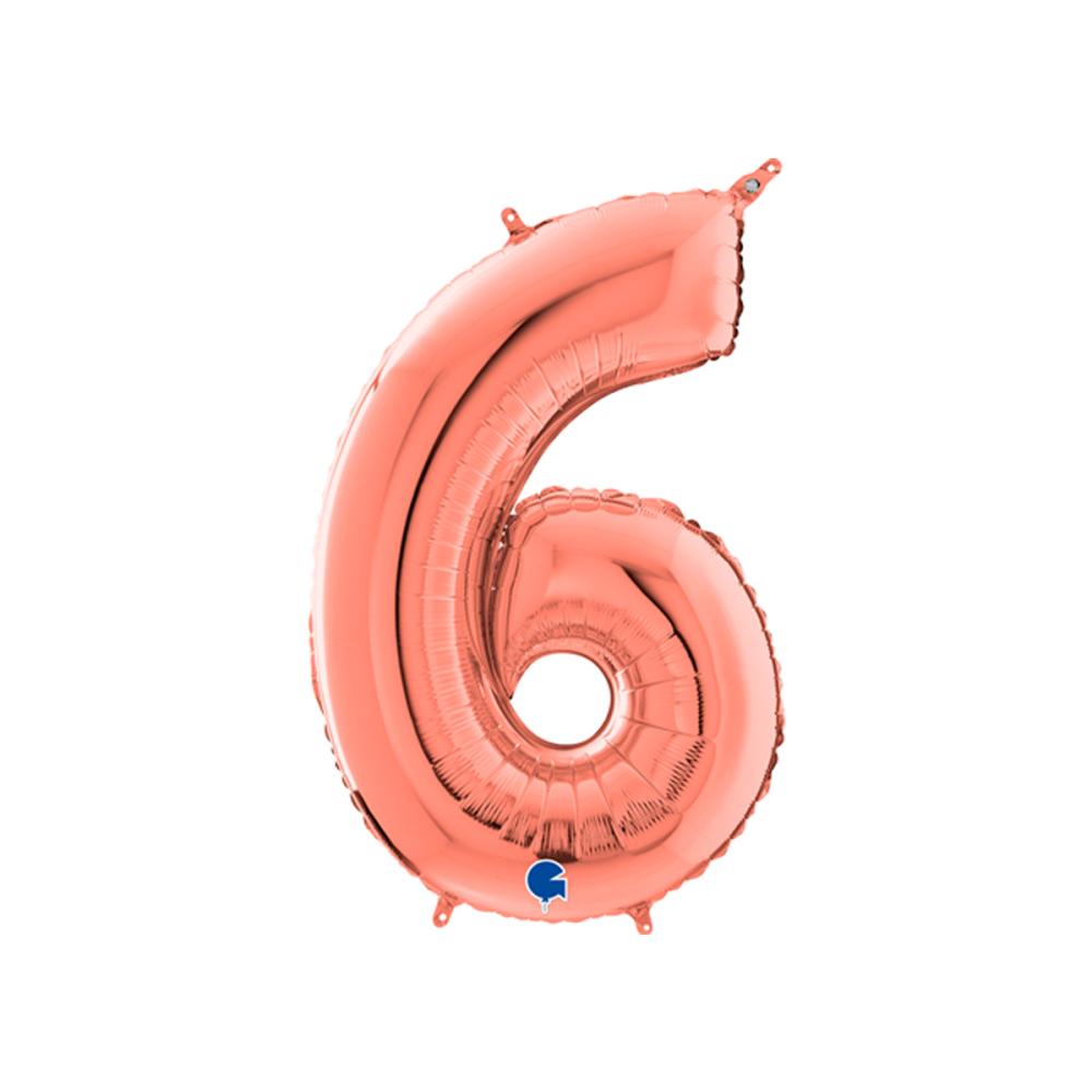 Ballongsiffra - Sex Rose Gold 66 cm