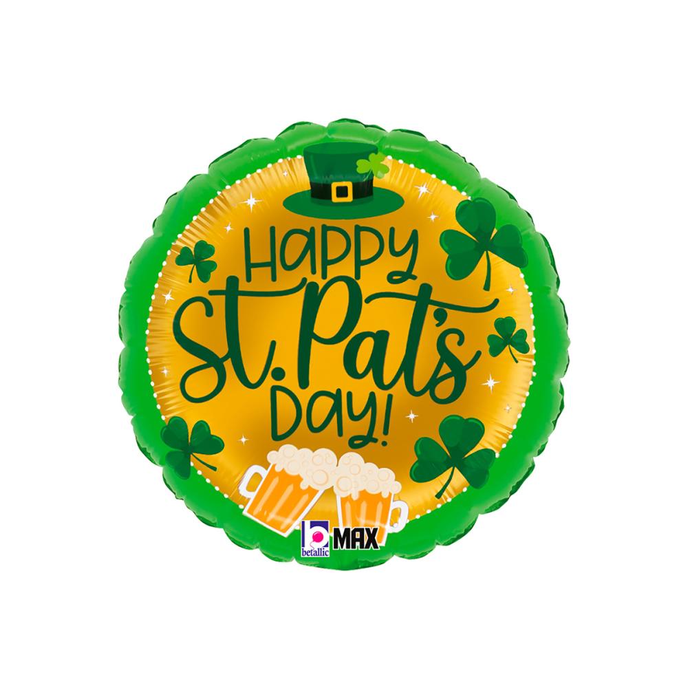 Folieballong - St. Pats Beer & Shamrock Single Pack