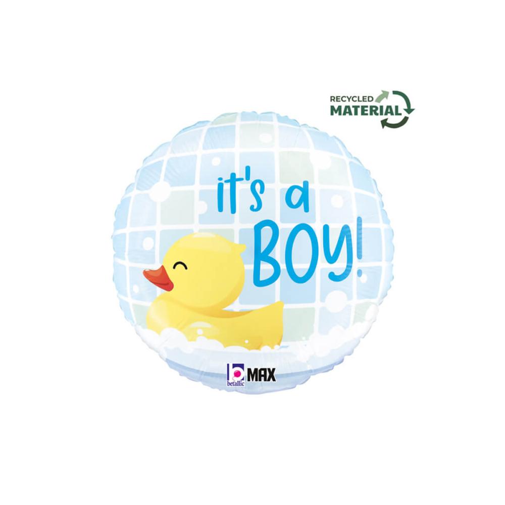 Folieballong - Its a Boy Rubber Ducky 46 cm