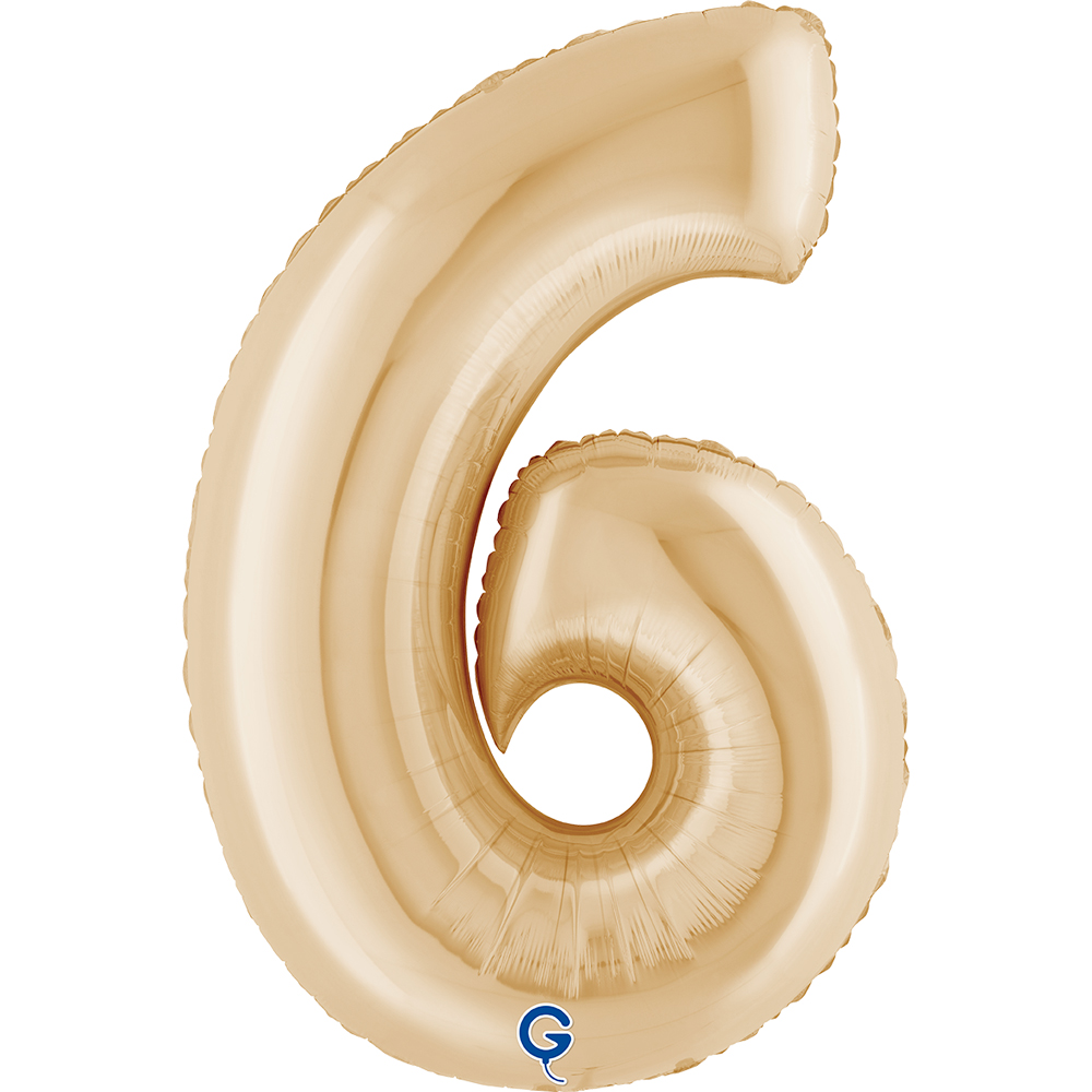 Ballongsiffra - Sex White Gold 100 cm