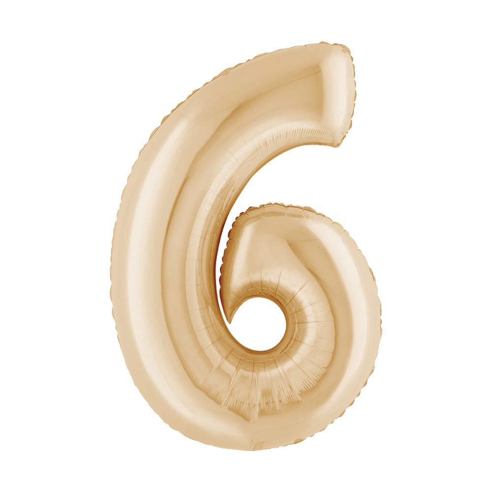 Ballongsiffra - Sex White Gold 100 cm