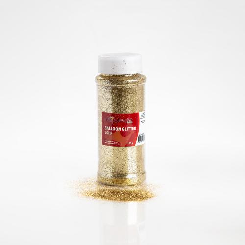 Ballong-glitter - Guld 100 gram