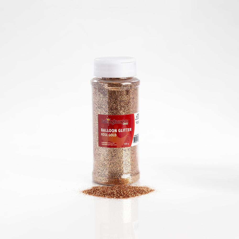 Ballong-glitter - Rose Gold 100 gram