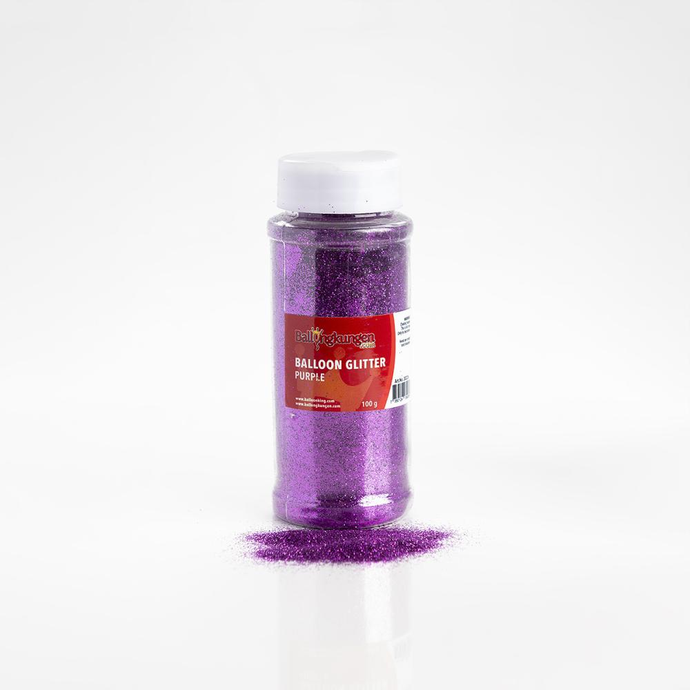 Ballong-glitter - Purple 100 gram
