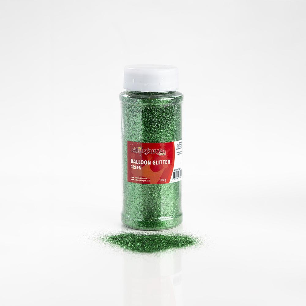 Ballong-glitter - Grönt 100 gram