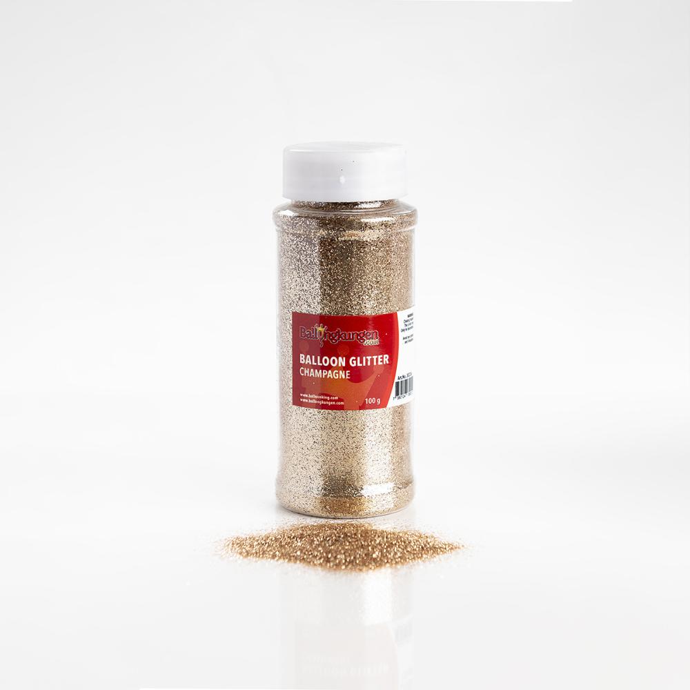 Ballong-glitter - Champagne 100 gram