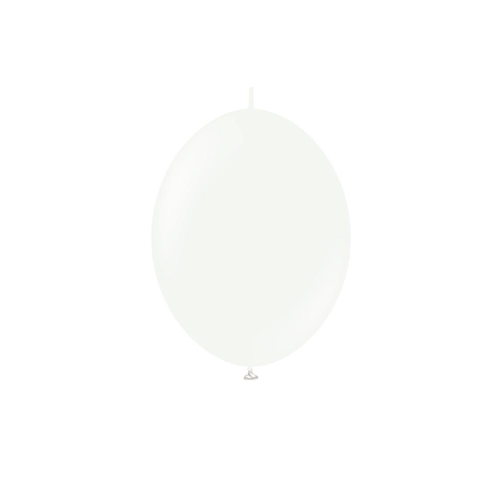 Latexballoons - K-Link White 13 cm 50-pack