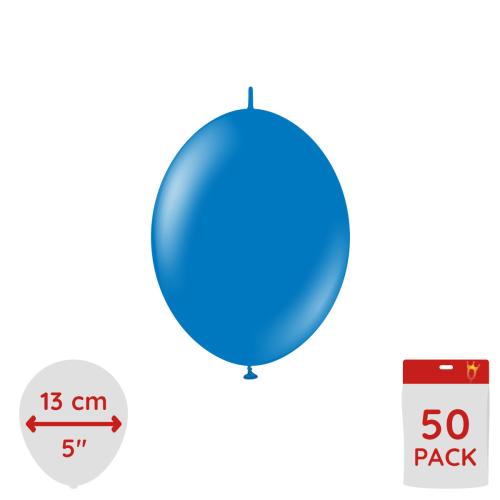 Latexballoons - K-Link Blue 13 cm 50-pack