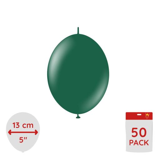 Latexballoons - K-Link Dark Green 13 cm 50-pack