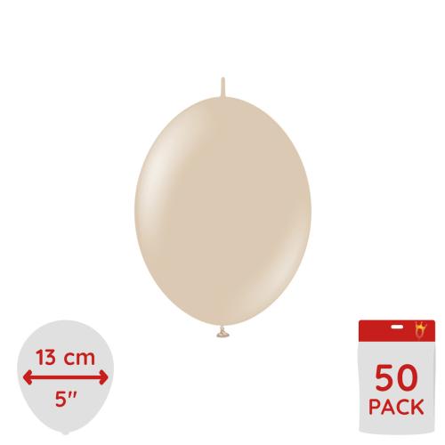 Latexballoons - K-Link Hazelnut 13 cm 50-pack