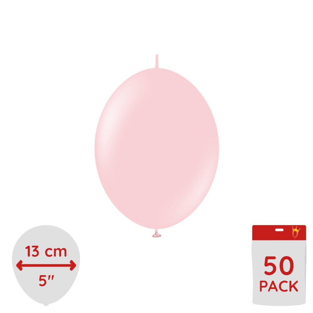 Latexballoons - K-Link Macaron Pink 13 cm 50-pack