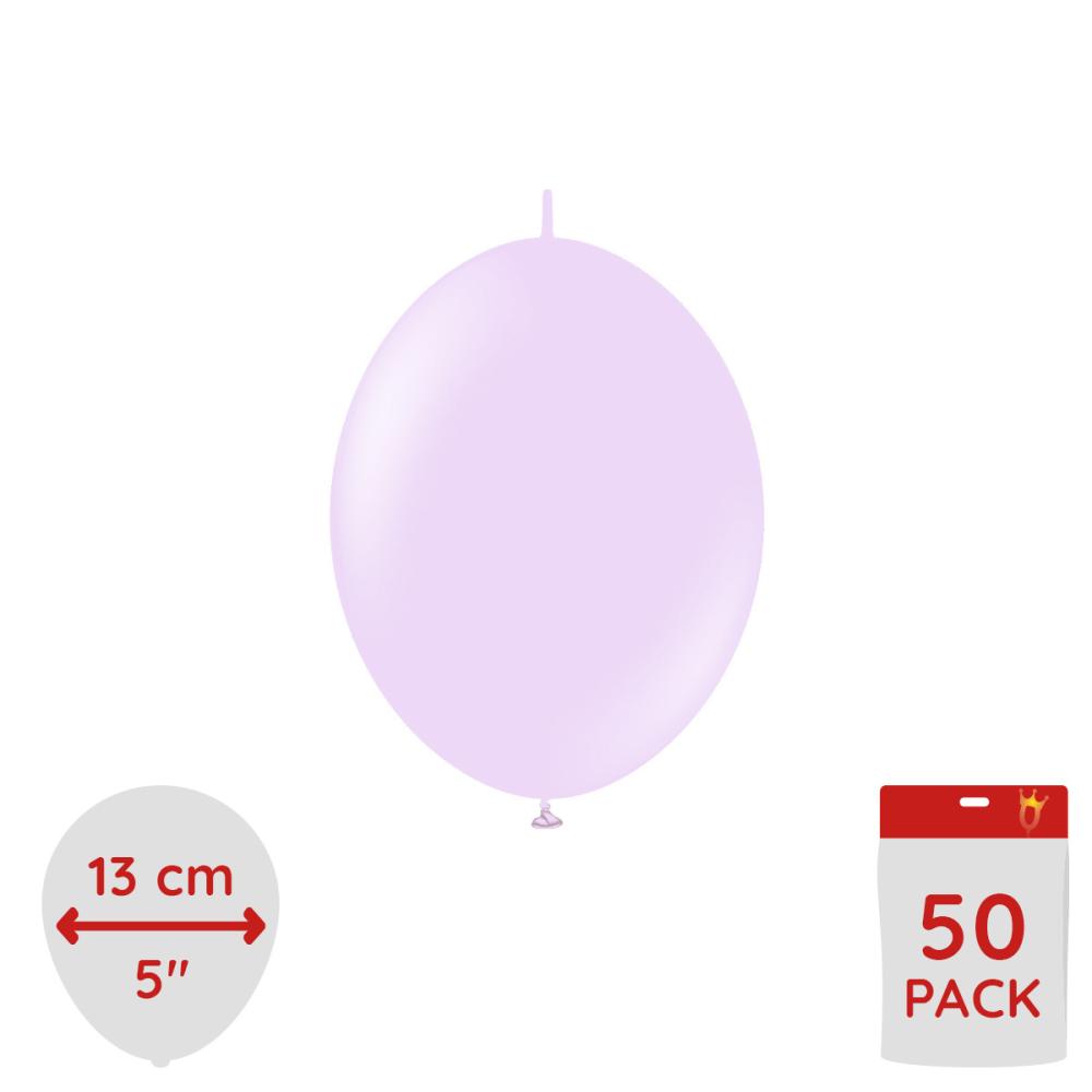 Latexballoons - K-Link Macaron Lilac 13 cm 50-pack