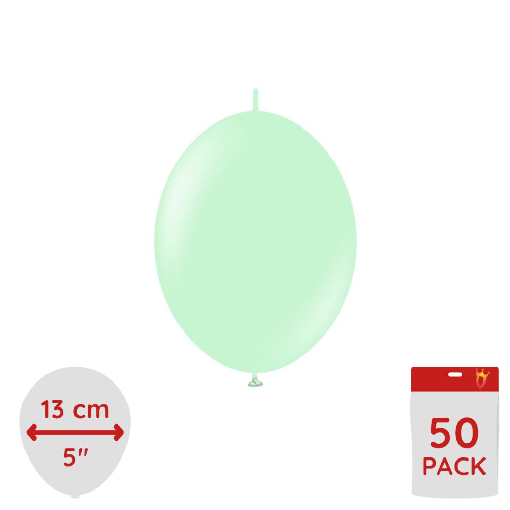 Latexballoons - K-Link Macaron Green 13 cm 50-pack