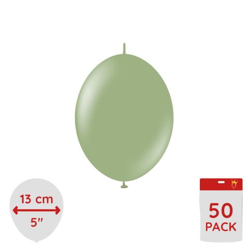 Latexballoons - K-Link Eucalyptus 13 cm 50-pack