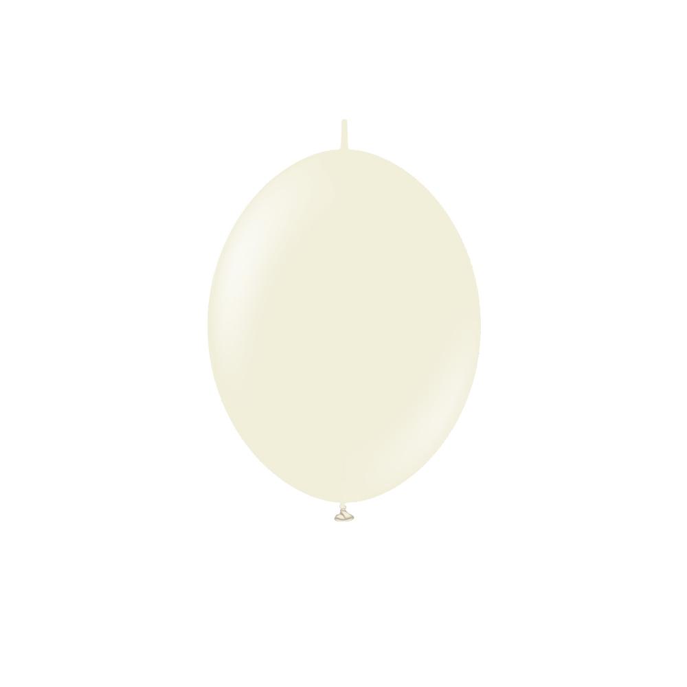 Latexballoons - K-Link White Sand 13 cm 50-pack
