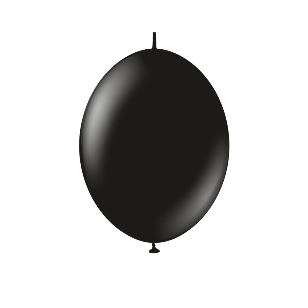 Latexballoons - K-Link Black 30 cm 50-pack