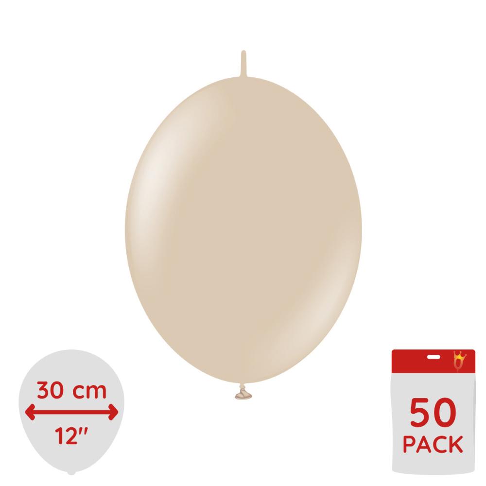 Latexballoons - K-Link Hazelnut 30 cm 50-pack