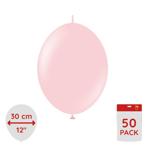 Latexballoons - K-Link Macaron Pink 30 cm 50-pack